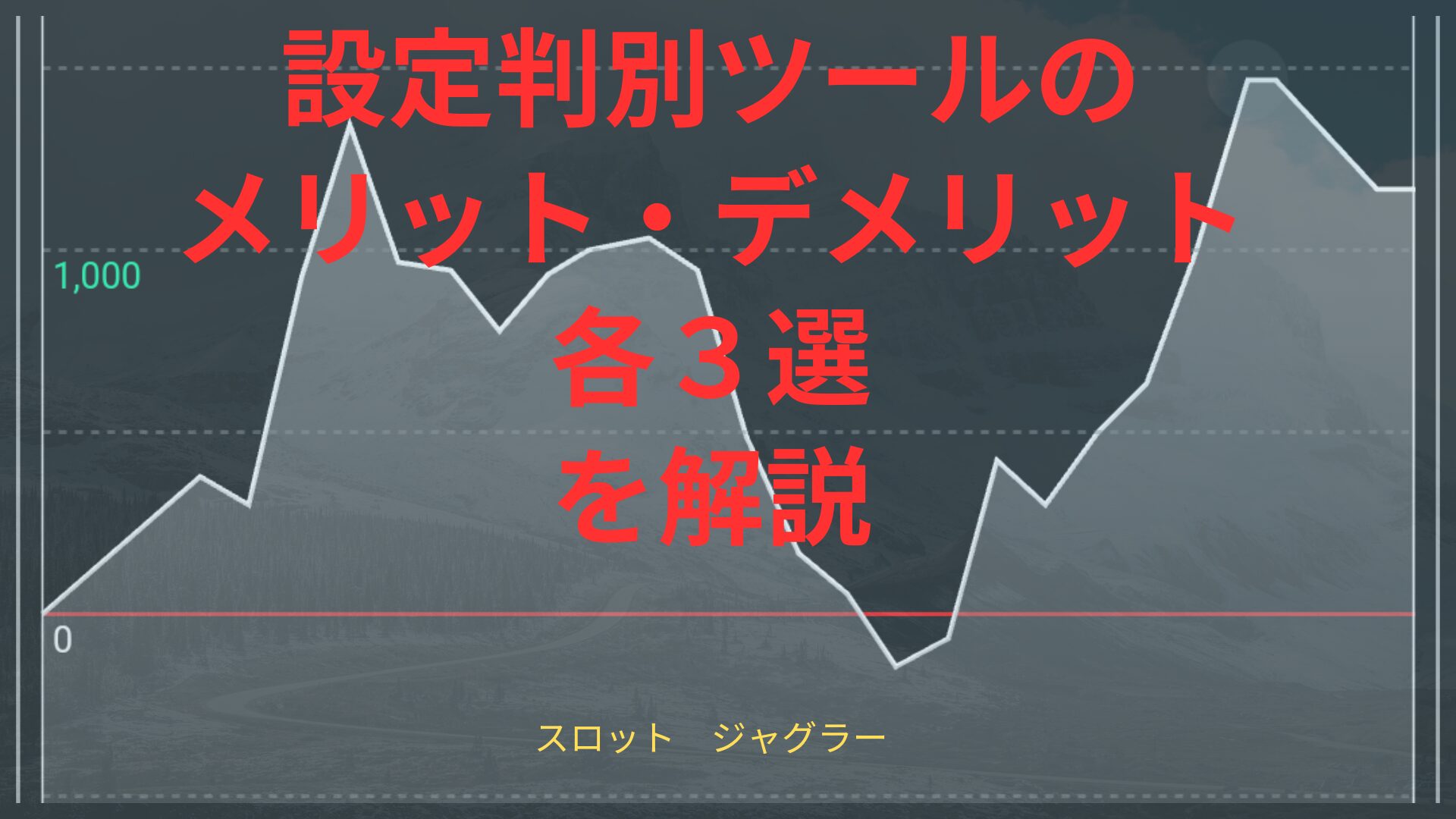 タイトル名とスランプグラフ画像